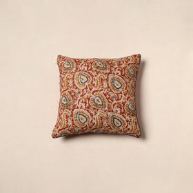 Kalamkari cotton cushion cover 40 - handcrafted