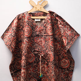 Red - kalamkari cotton kids kaftan (3-4 years) 69