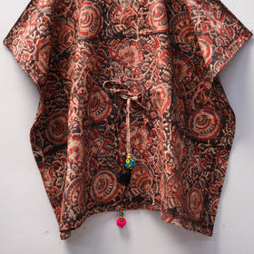 Red - kalamkari cotton kids kaftan (3-4 years) 69