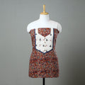 Red - kalamkari cotton unstitched kurta material