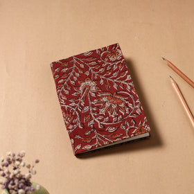 Buy Kalamkari Fabric Cover Handmade Paper Notebook Online at iTokri.com