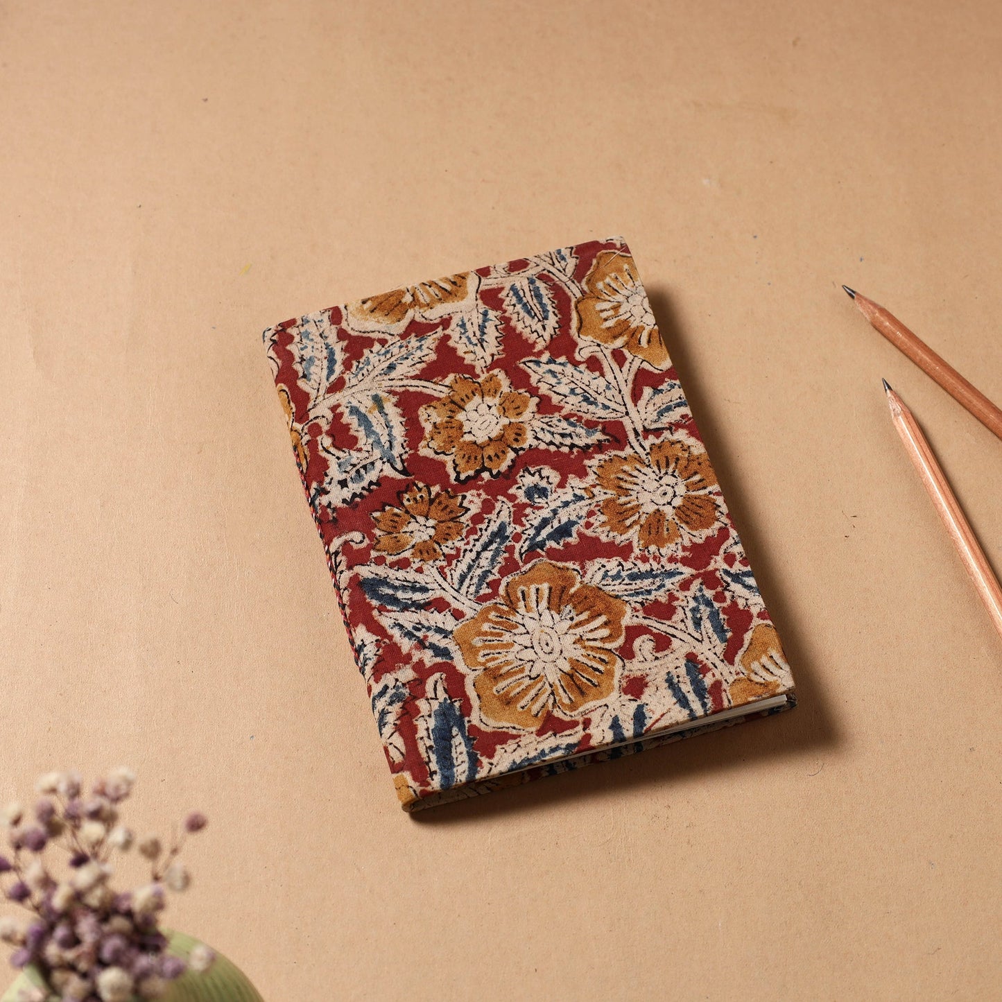  Kalamkari Fabric Cover Handmade Paper Notebook Online at iTokri.com