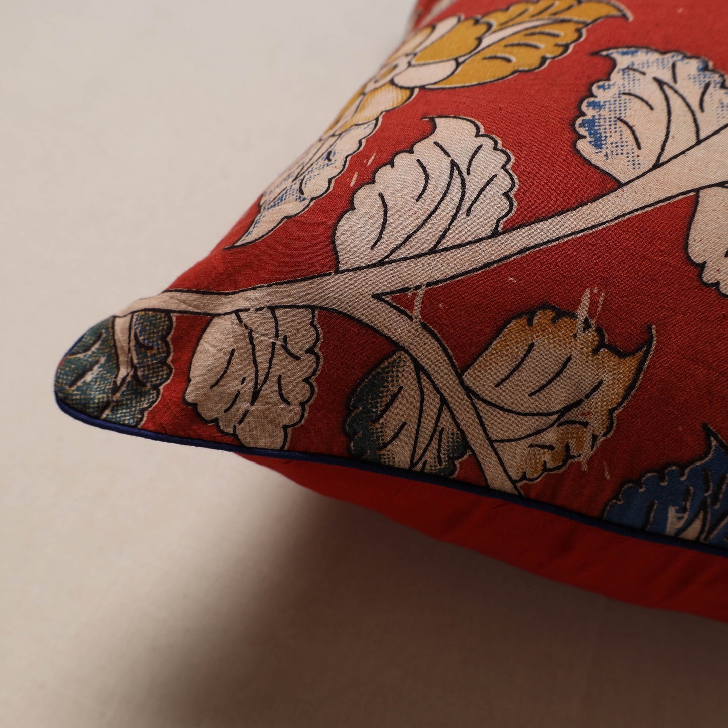 Kalamkari cushion cover 25 - handcrafted