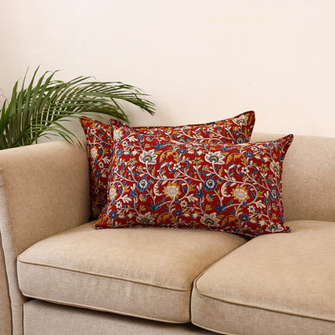 Kalamkari pillow cover (set of 2) 21 - handcrafted