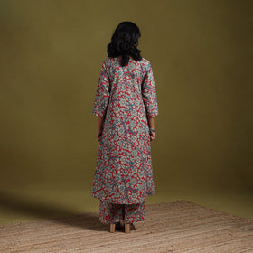 Kalamkari printed cotton 2pc kurta set for women 06