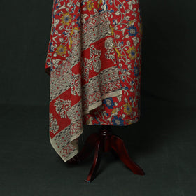 Kalamkari printed cotton 2pc unstitched dress material 02