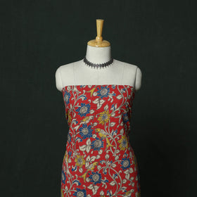 Kalamkari printed cotton 2pc unstitched dress material 02