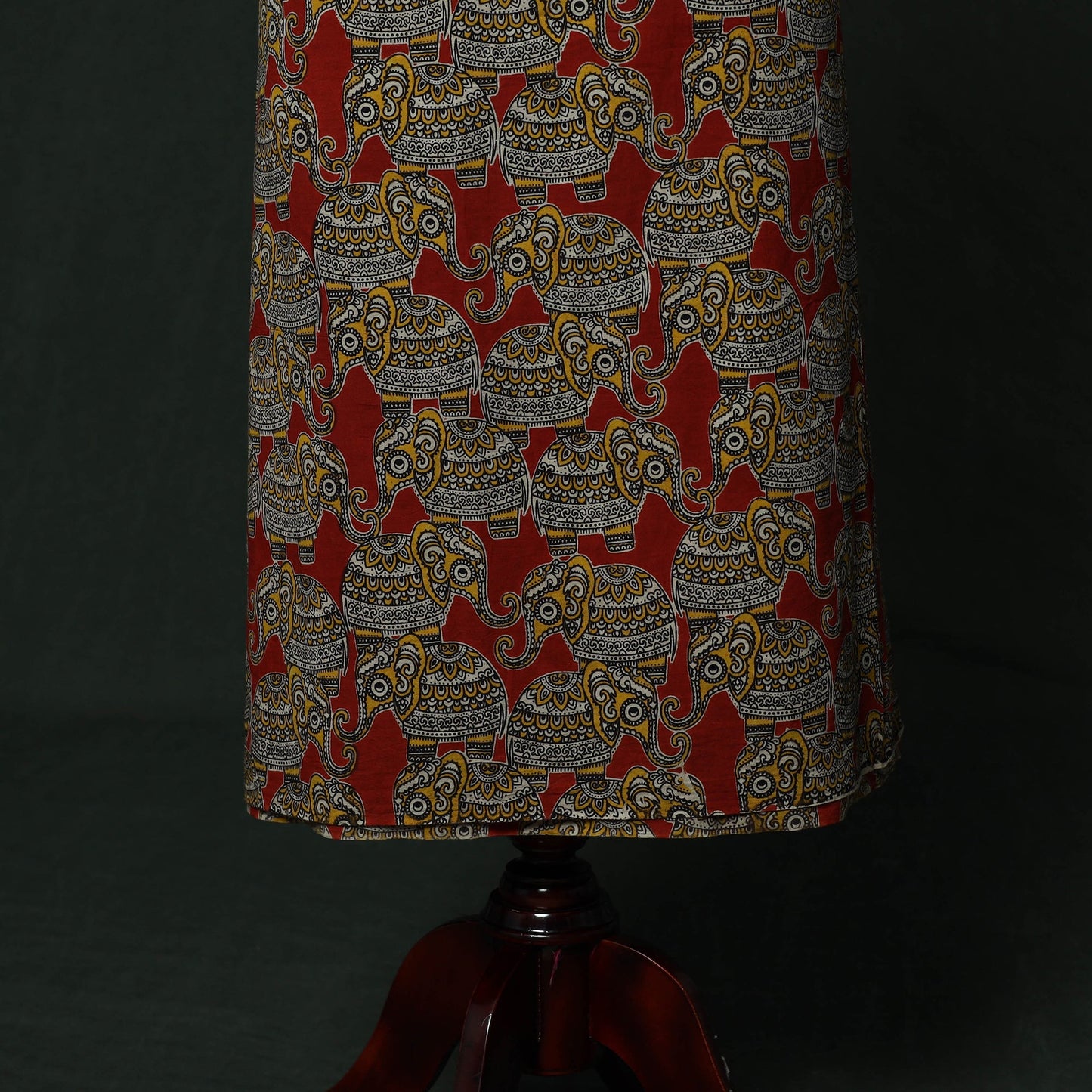 Kalamkari printed cotton 2pc unstitched dress material 08
