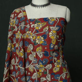Kalamkari printed cotton 2pc unstitched dress material 12