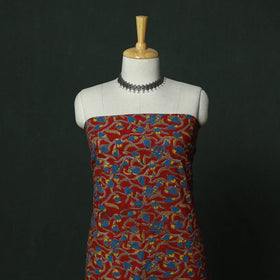 Kalamkari printed cotton 2pc unstitched dress material 23