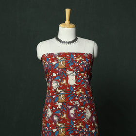 Kalamkari printed cotton 2pc unstitched dress material