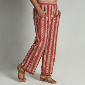 Buy Kalamkari Printed Cotton Elasticated Palazzo Online at iTokri.com