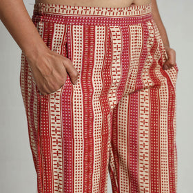 Buy Kalamkari Printed Cotton Elasticated Palazzo Online at iTokri.com