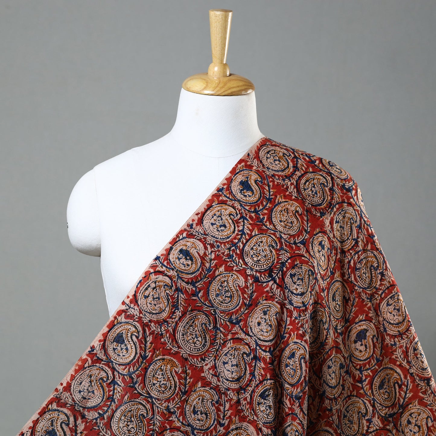   Kalamkari Block Printed Cotton Fabric 01 