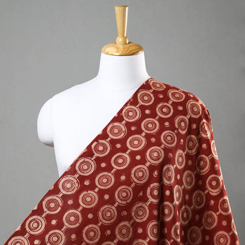Buy Kalamkari Block Printed Cotton Fabric Online at iTokri.com