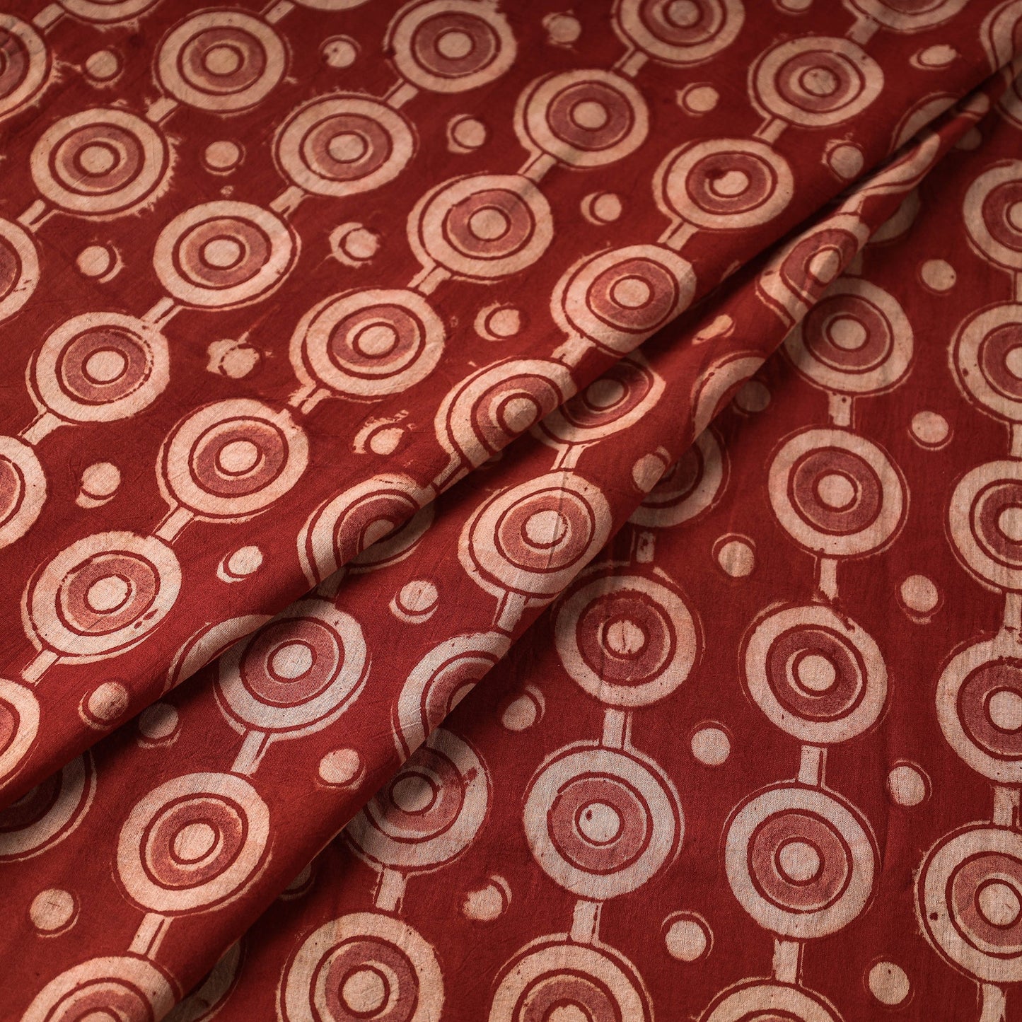 Buy Kalamkari Block Printed Cotton Fabric Online at iTokri.com