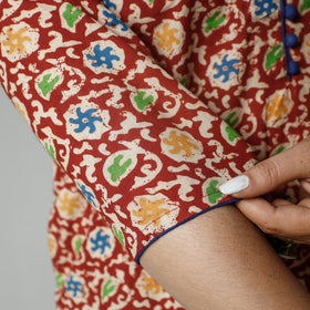 Buy Kalamkari Printed Cotton Kurta For Women
