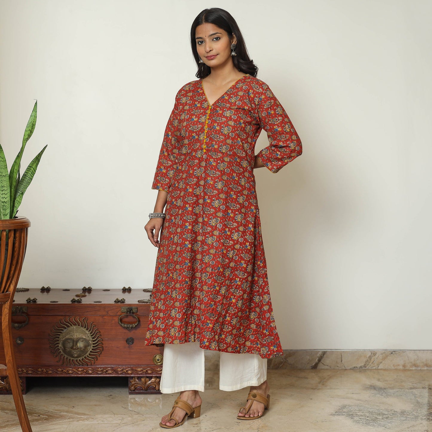 kalamkari printed kurta