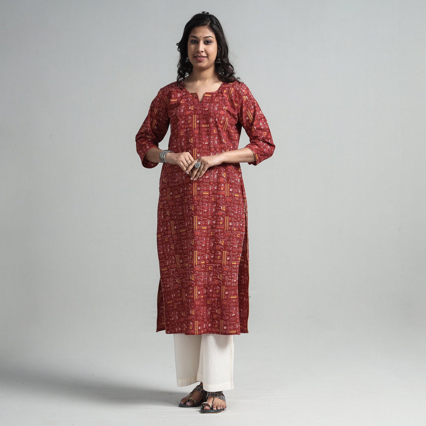kalamkari printed kurta