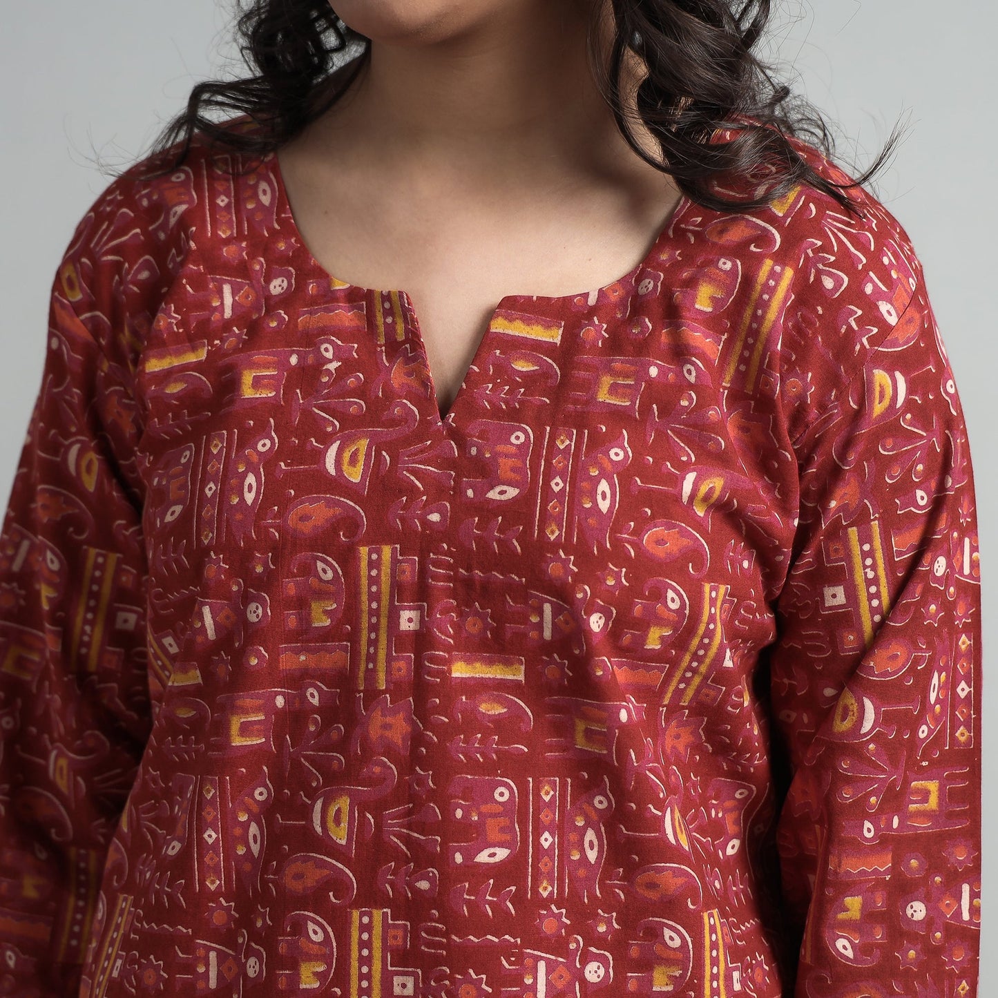 kalamkari printed kurta