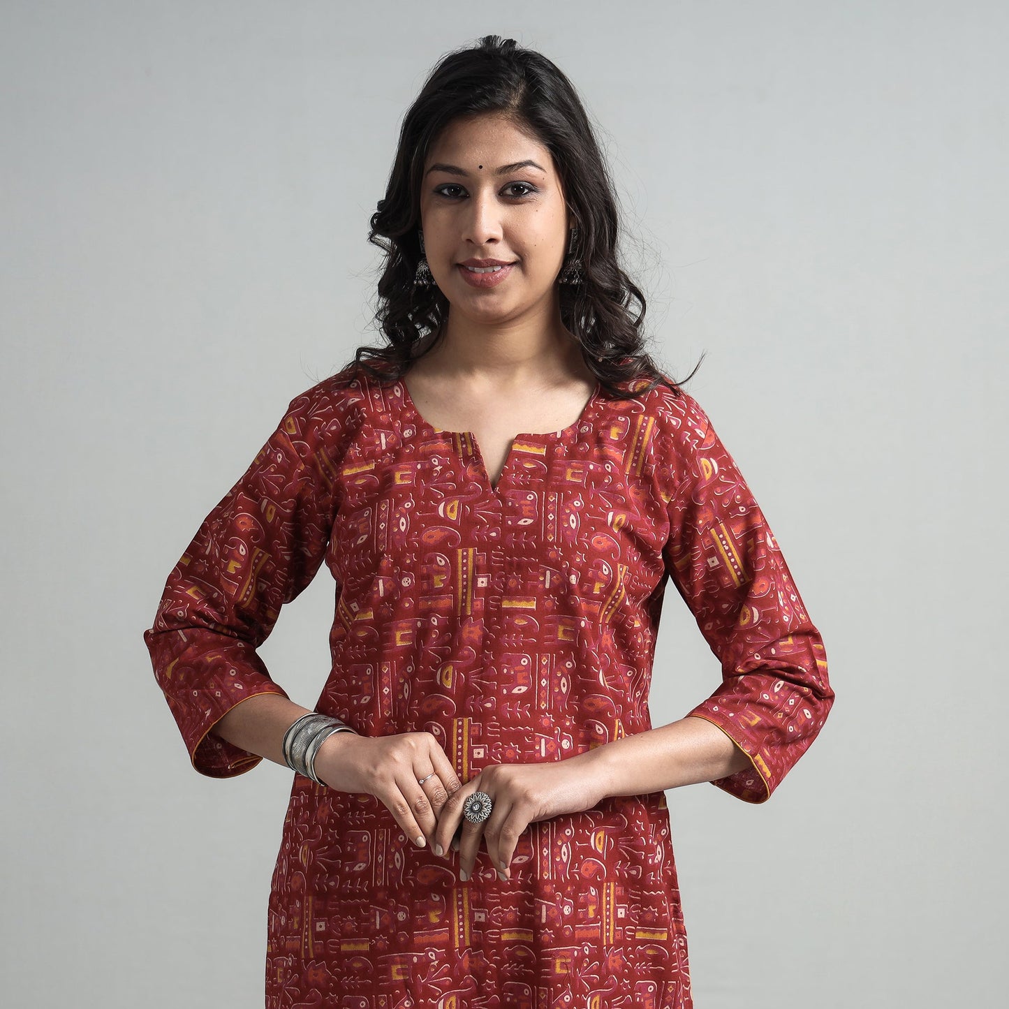 kalamkari printed kurta