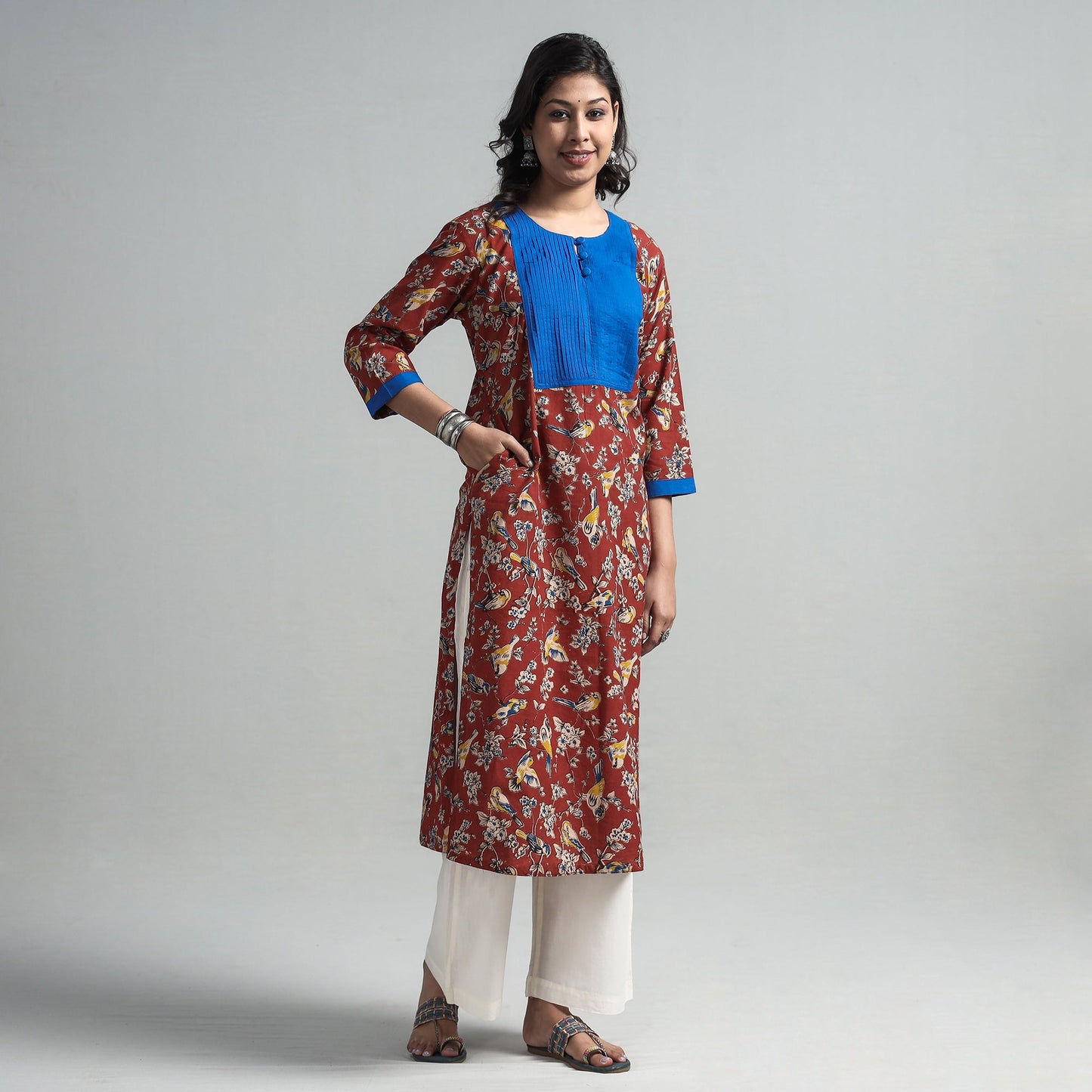 kalamkari printed kurta