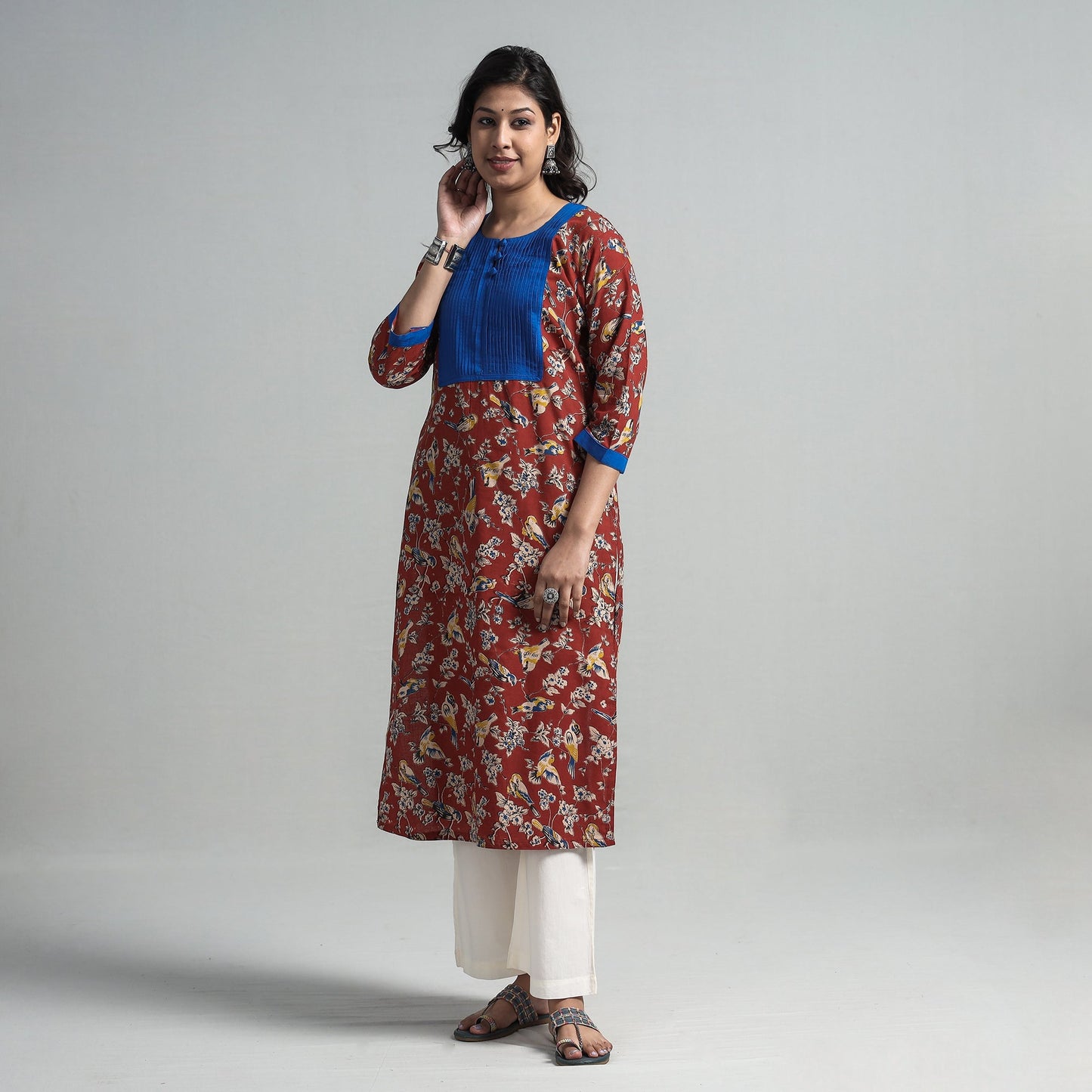 kalamkari printed kurta