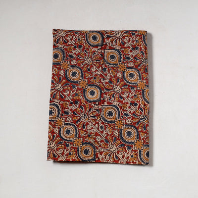  Kalamkari Block Printed Cotton Precut Fabric (1.6 meter) 69 