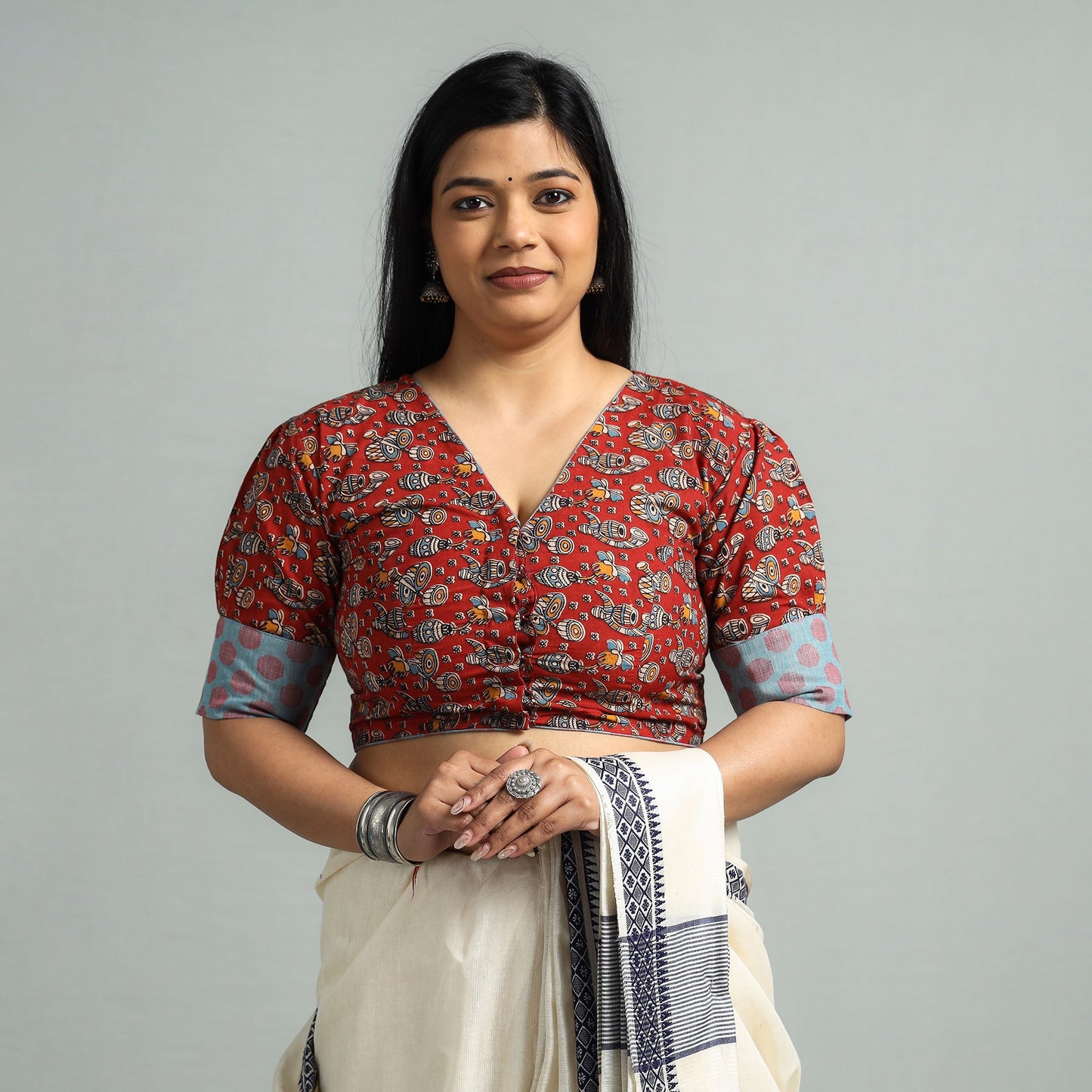 Kalamkari Stitched Blouse