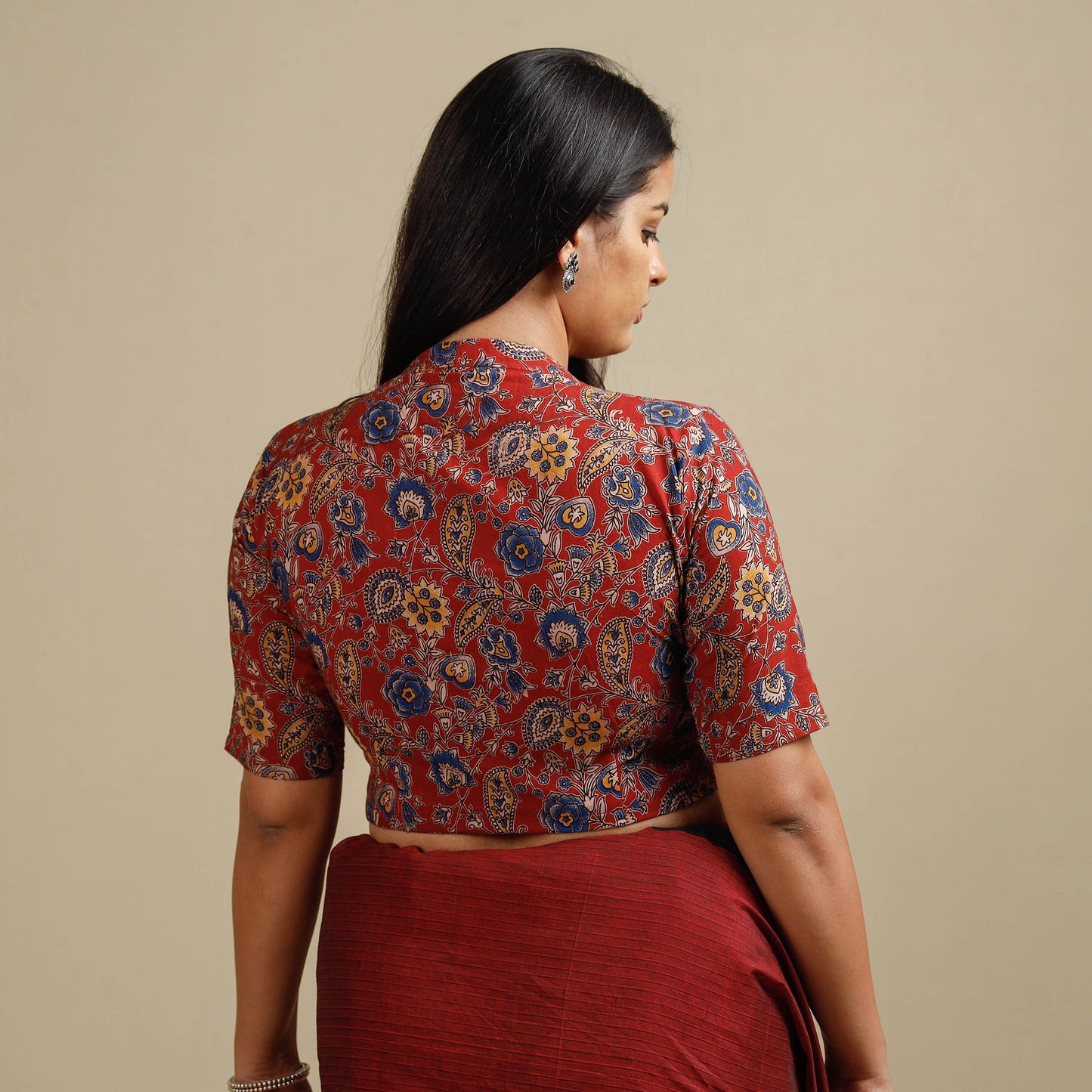 Kalamkari Stitched Blouse
