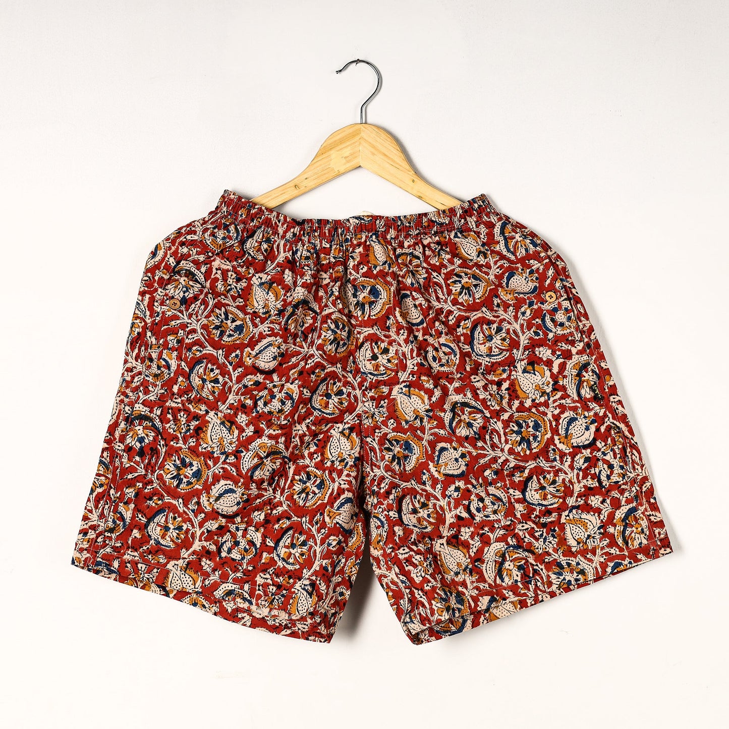 Buy Kalamkari Block Printed Cotton Unisex Boxer/Shorts Online at iTokri.com