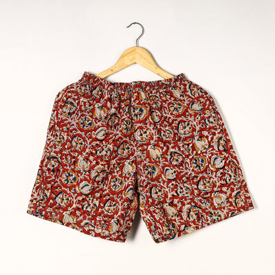 Buy Kalamkari Block Printed Cotton Unisex Boxer/Shorts Online at iTokri.com