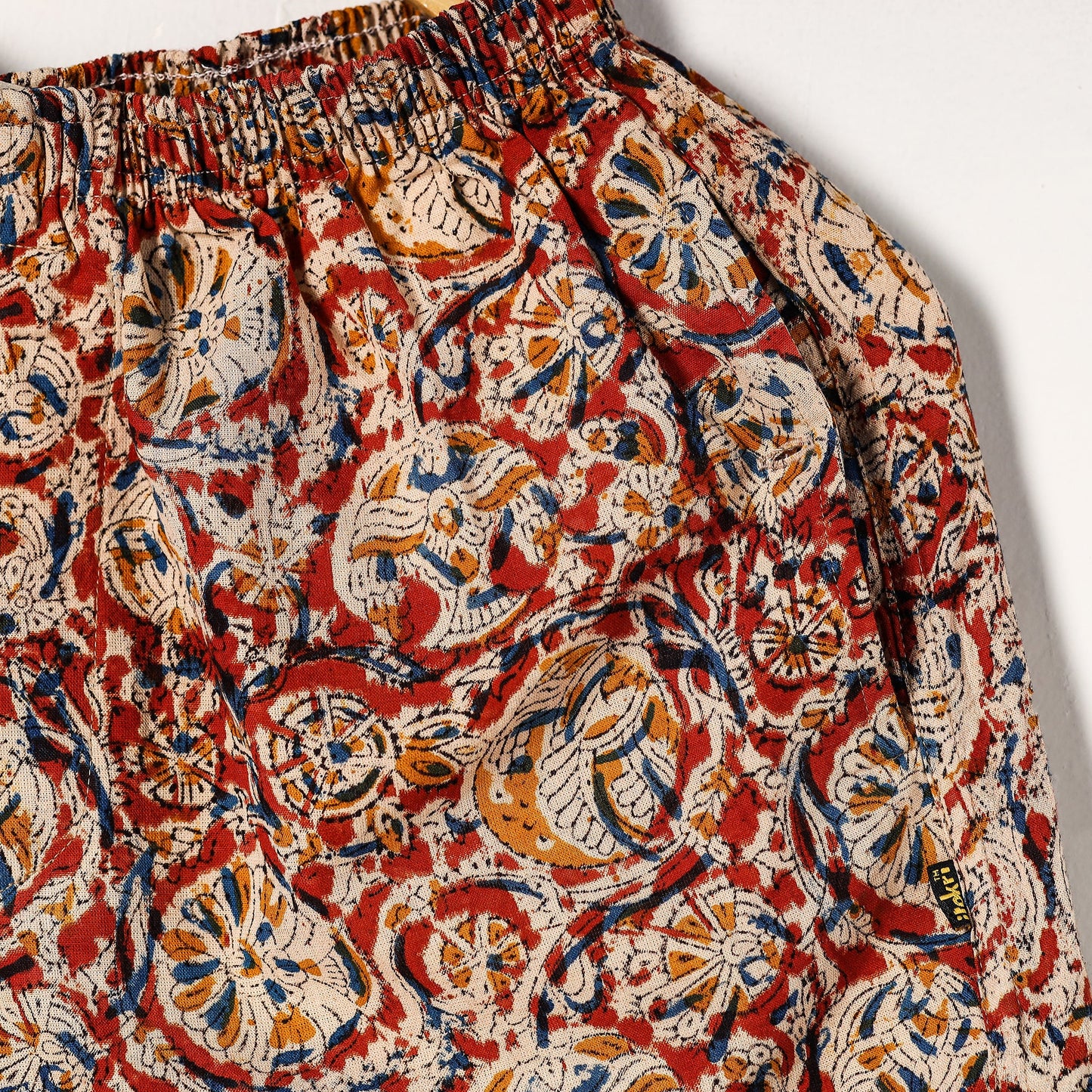 Buy Kalamkari Block Printed Cotton Unisex Boxer/Shorts Online at iTokri.com