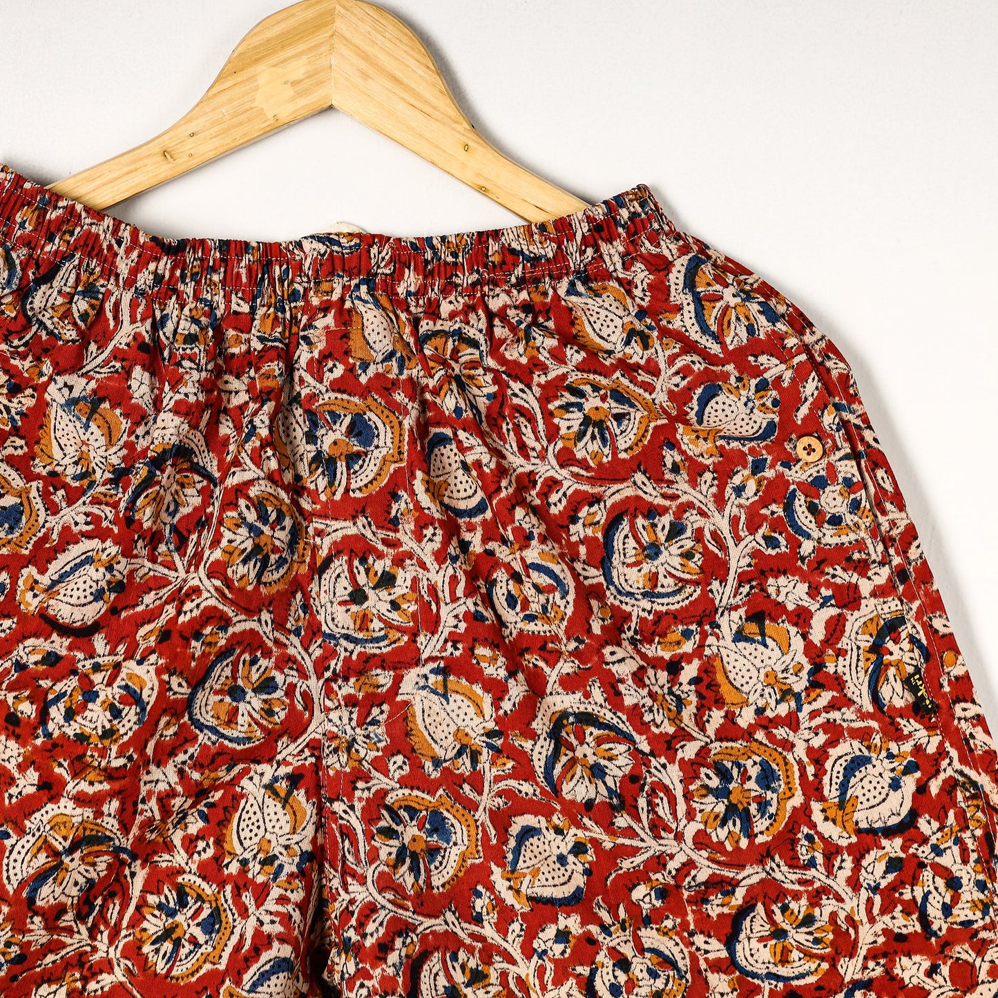 Buy Kalamkari Block Printed Cotton Unisex Boxer/Shorts Online at iTokri.com