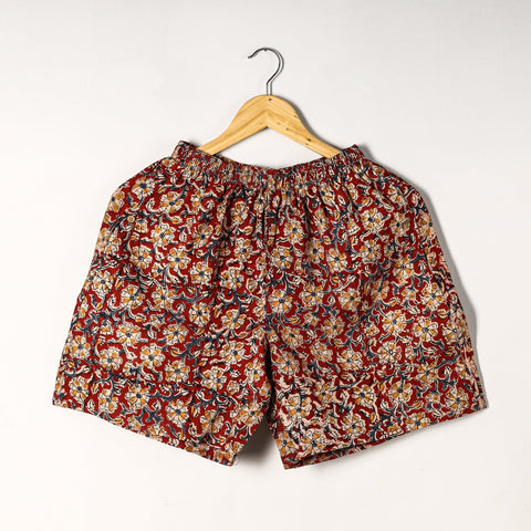  Kalamkari Block Printed Cotton Unisex Boxer/Shorts Online at iTokri.com