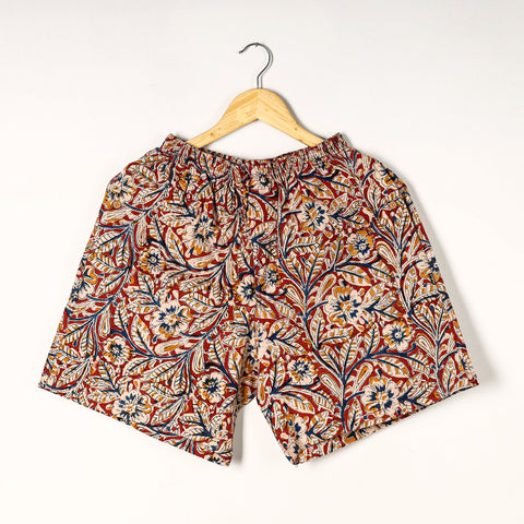  Kalamkari Block Printed Cotton Unisex Boxer/Shorts 