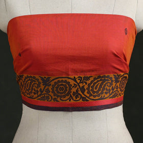 Kanchipuram cotton blouse piece 01 - handcrafted