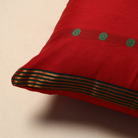 Kanchipuram weave cushion cover 69 - handcrafted