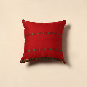 Kanchipuram weave cushion cover 69 - handcrafted