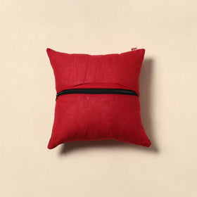 Kanchipuram weave cushion cover 74 - handcrafted