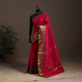 Red - kandangi buti chettinad cotton saree with border 15