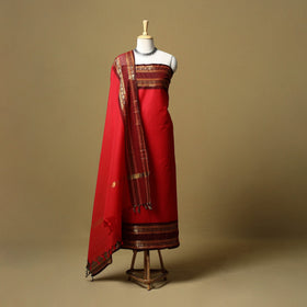 Kandangi chettinad cotton 2pc unstitched dress material 12