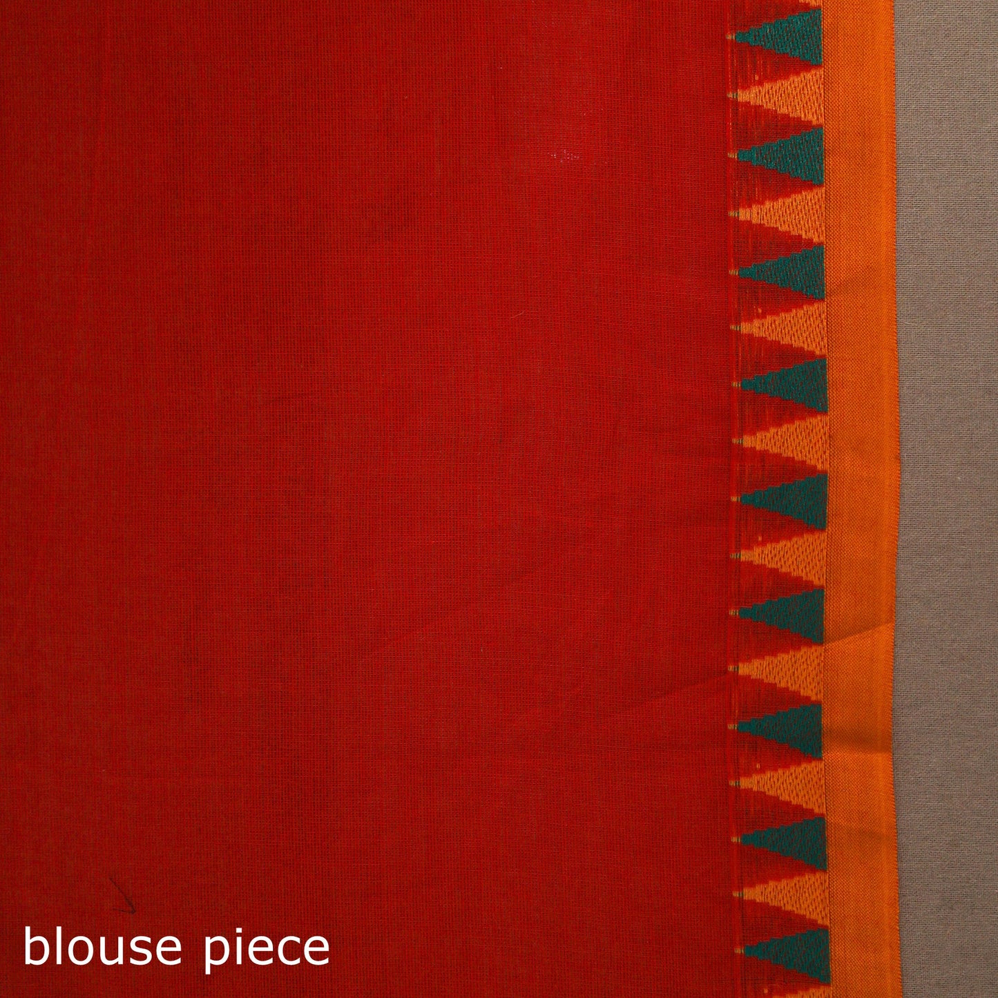 Red - kandangi chettinad cotton saree with border 87