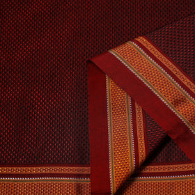 Karnataka weave cotton khun fabric 07 - handcrafted
