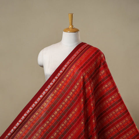 Karnataka weave silk cotton khun fabric 02 - handcrafted