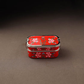 Kashmir enamelware floral handpainted stainless steel 2