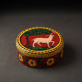  Kavad Handpainted Stainless Steel Chapati Box 