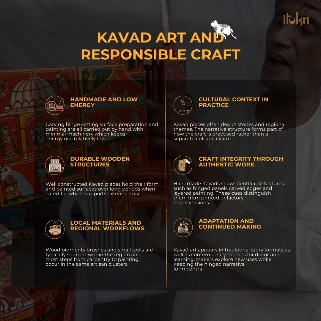 Red - kavad handpainted stainless steel casserole