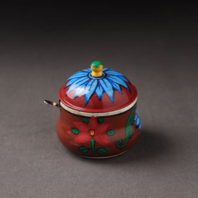  Kavad Handpainted Stainless Steel Ghee Pot 
