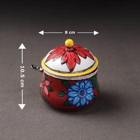  Kavad Handpainted Stainless Steel Ghee Pot 